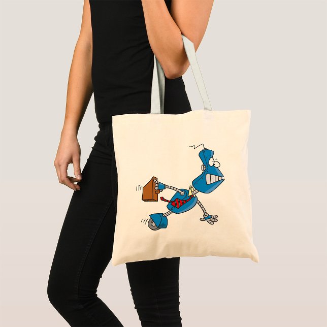 Robot Business Executive Tote Bag (Creator Uploaded)