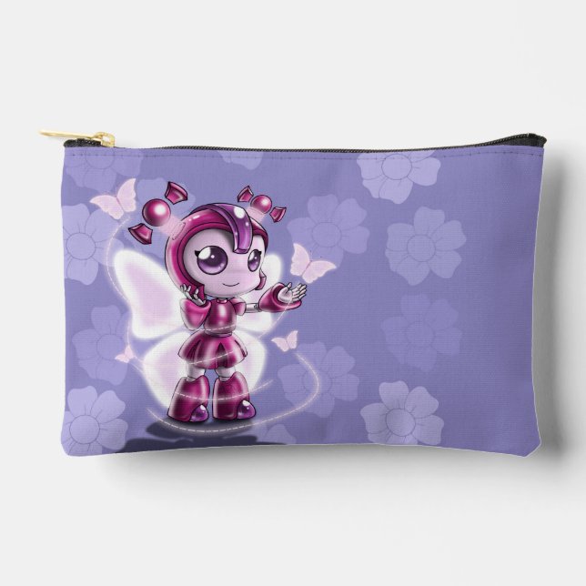 Robot Butterfly Accessory Pouch (Front)
