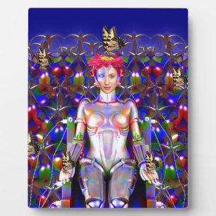 Robot Butterfly Plaque