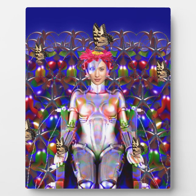 Robot Butterfly Plaque (Front)