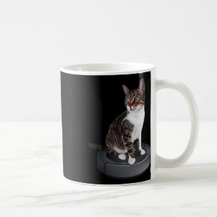 Robot Cat Vacuum Cleaner Feline Animal Cute Cat Coffee Mug