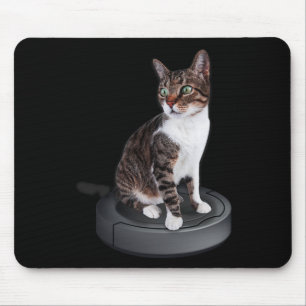 Robot Cat Vacuum Cleaner Feline Animal Cute Cat  Mouse Mat