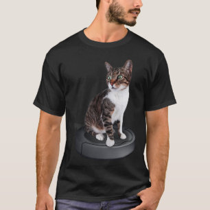 Robot Cat Vacuum Cleaner Feline Animal Cute Cat  T-Shirt