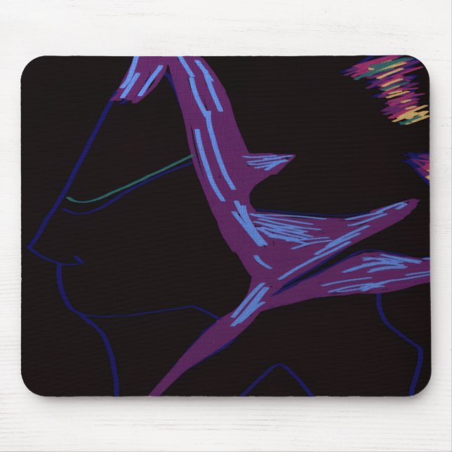 Robot Character Mouse Mat (Front)