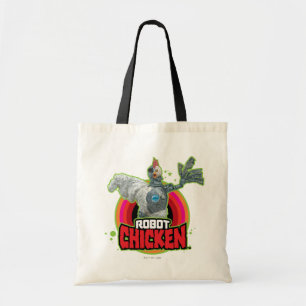 Robot Chicken Character Logo Tote Bag