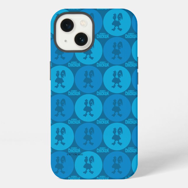Robot Chicken Circle Pattern iPhone Case (Back)