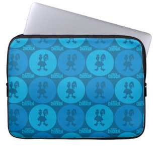 Robot Chicken Circle Pattern Laptop Sleeve