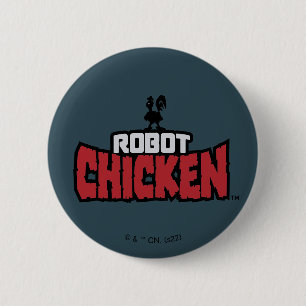 Robot Chicken Logo 6 Cm Round Badge