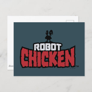 Robot Chicken Logo Postcard