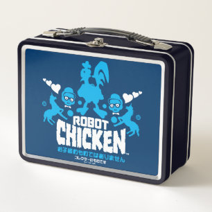 Robot Chicken Nerd Unicorn Graphic Metal Lunch Box