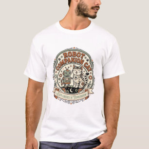 Robot Companion Cat Robot Companion Cat Vintage Ve T-Shirt