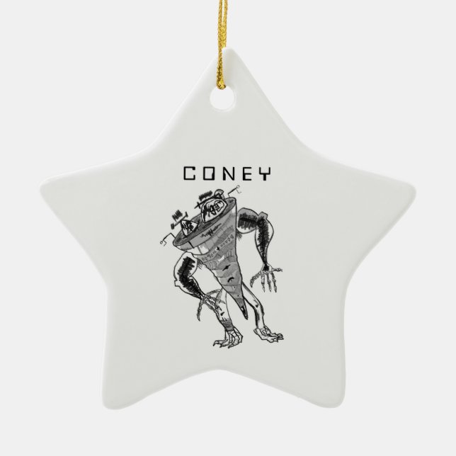 Robot Coney Ornament (Front)