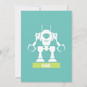Robot Custom Holiday Card