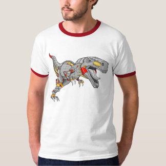 Robot Cyborg Tyrannosaurus Dinosaur  T-shirt