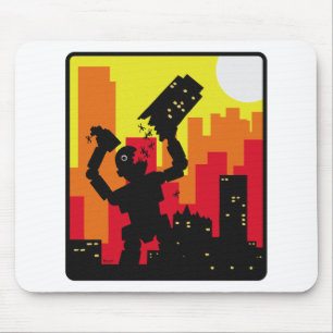 Robot Destroy Mouse Mat