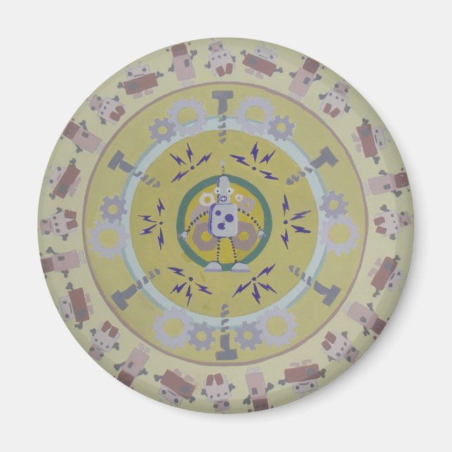 Robot Dial Magnet (Front)