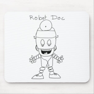 Robot Doctor Mouse Mat