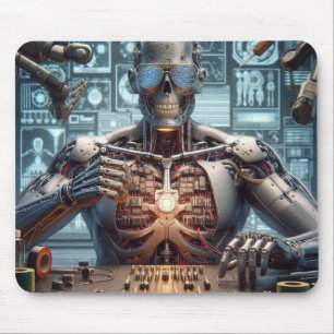 Robot Engineer Mouse Mat