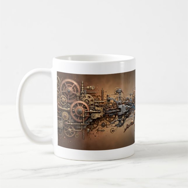 Robot Evolution — Gears to Intelligence Mug (Left)