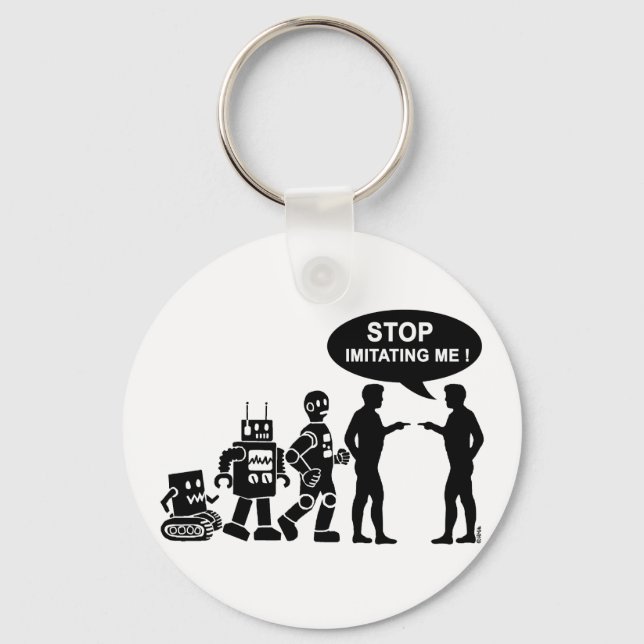 Robot evolution key ring (Front)