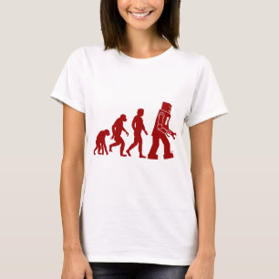 Robot Evolution of man into robot T-Shirt