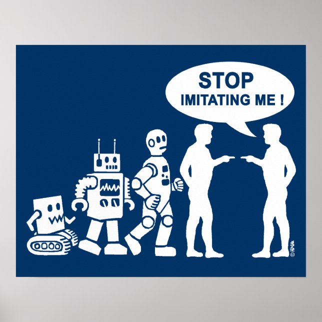 Robot evolution poster (Front)