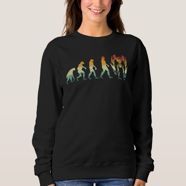 Robot Evolution Robotics Engineer Artificial Intel Sweatshirt (Front)