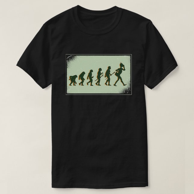 Robot Evolution Science Technology Robots T-Shirt (Design Front)