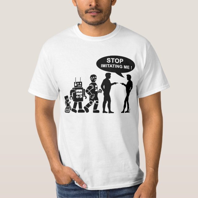 Robot evolution T-Shirt (Front)