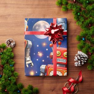 Robot exploration cos wrapping paper