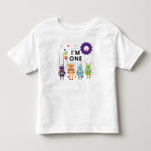 Robot First Birthday Tshirts and Gifts