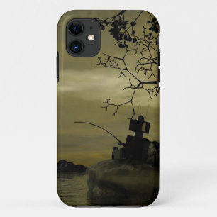 Robot Fishing iPhone 11 Case