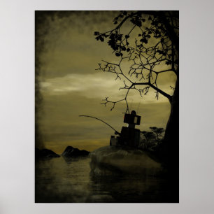 Robot Fishing Poster