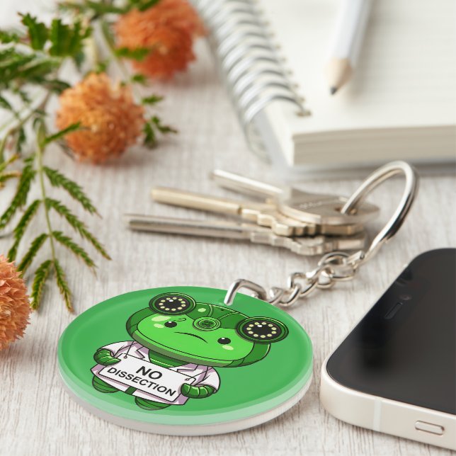 robot frog key ring (Front Right)