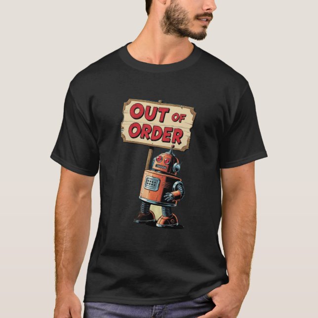 robot from the 1950s T-Shirt (Front)