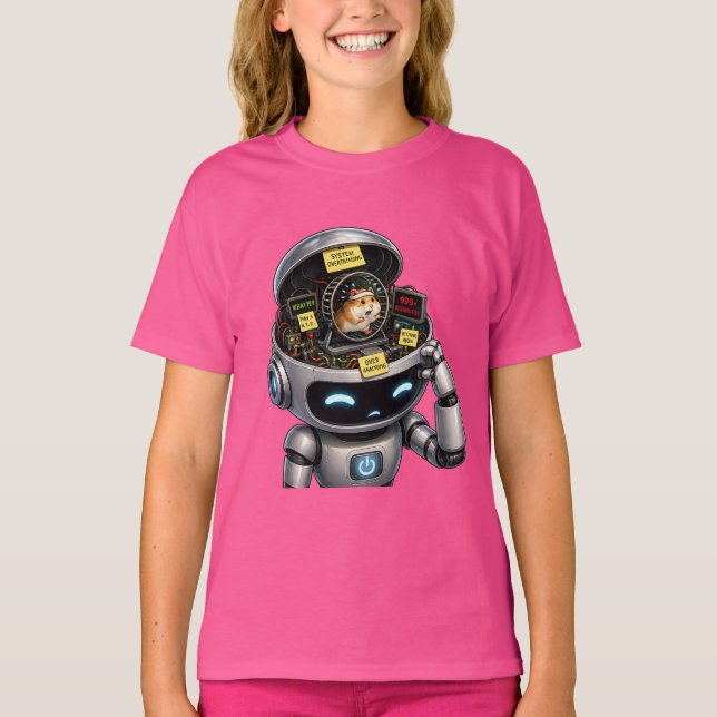 robot funny memes T-Shirt (Front)