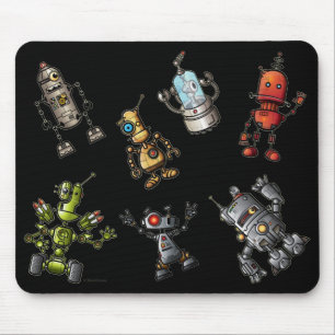 Robot Gang Mouse Mat