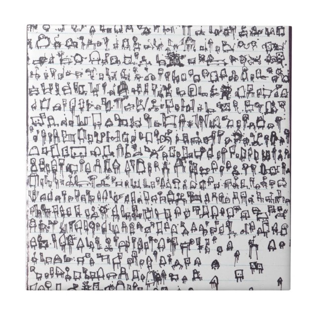 Robot Genome 001 Tile (Front)