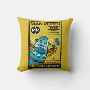 Robot Gifts For Anniversary Cushion