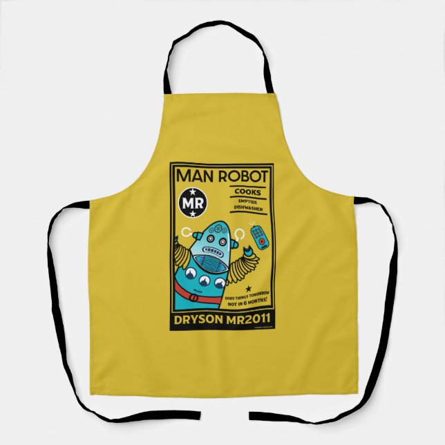 Robot Gifts For Anniversary  Men And Women   Apron (Front)