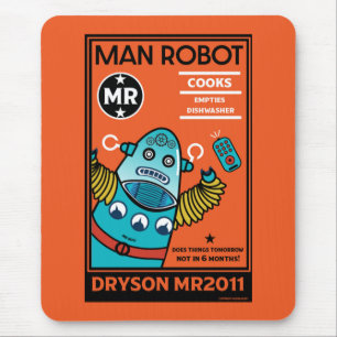 Robot Gifts For Anniversary Or Wedding  Mouse Mat