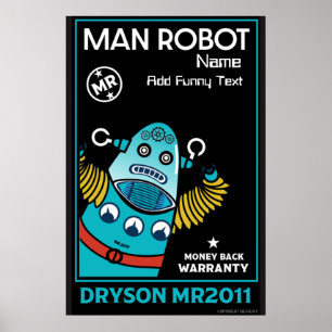 Robot Gifts For Anniversary Or Wedding   Poster