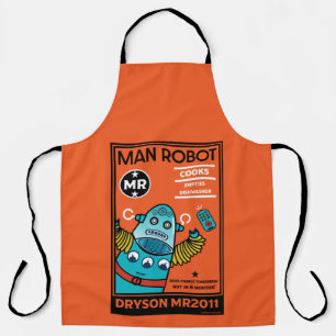 Robot Gifts For Anniversary Or Wedding Two-Tone C Apron