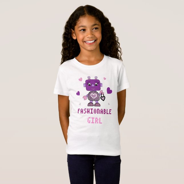 Robot girl T-Shirt (Front Full)