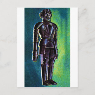 Robot Golden Age Postcard