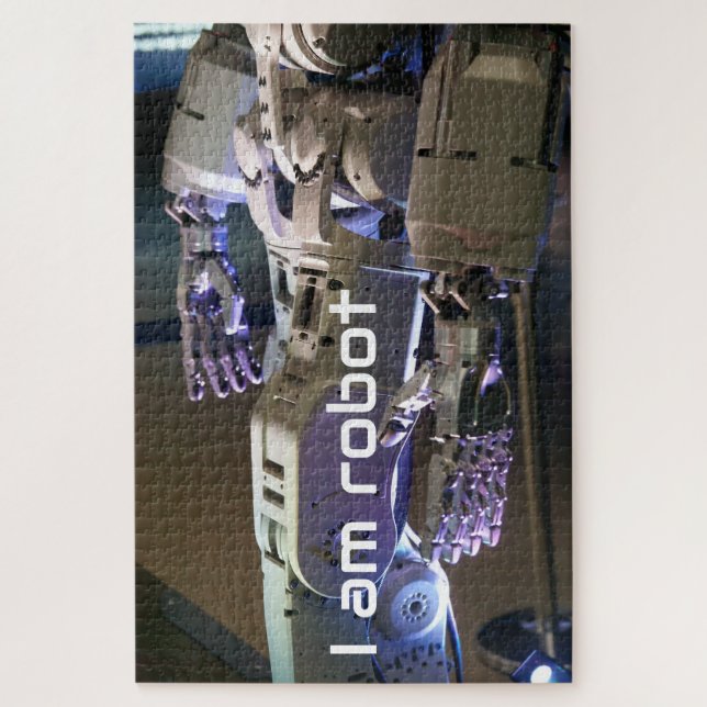 Robot hands  jigsaw puzzle (Vertical)