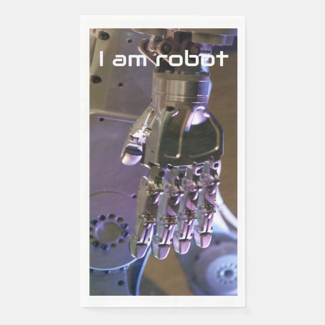 Robot hands  napkin (Front)