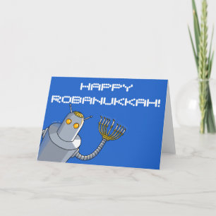 Robot Hanukkah! Holiday Card