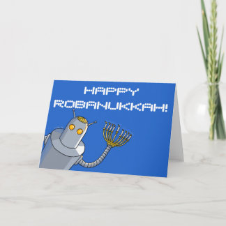 Robot Hanukkah! Holiday Card