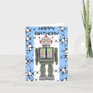RoBoT Happy Birthday Card